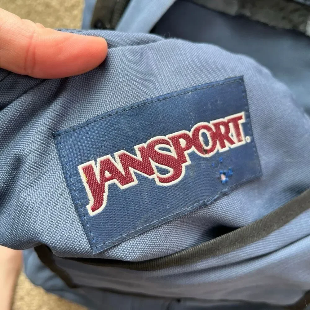 VTG 90s JanSport Huge Student Backpack Multi-Pocket School Bookbag
